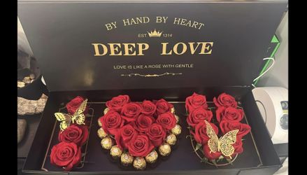 I Love You Red Roses Box 
