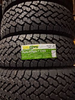 31x10.50r15 !!! TBB A/T LT !!! $480 LAS 4 LLANTAS MONTADAS Y BALANCEO INCLUIDO 👌