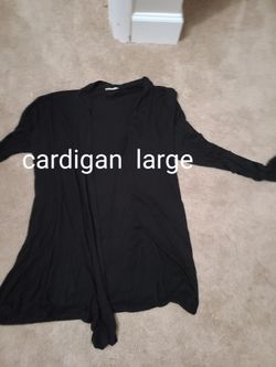 Cardigan large $5 like new