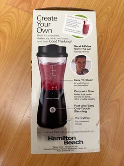 Hamilton Beach Personal Creations Single-Serve Blender (New)