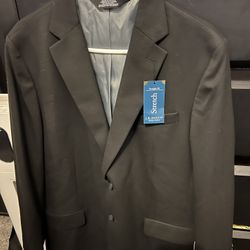 New J M Haggar Sports Coat Straight Fit  Stretch 42 Regular 