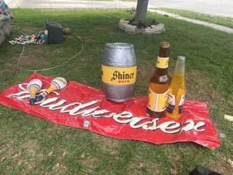 Beer Signs. Plastic Blow Ups. New!!! Starting At $20