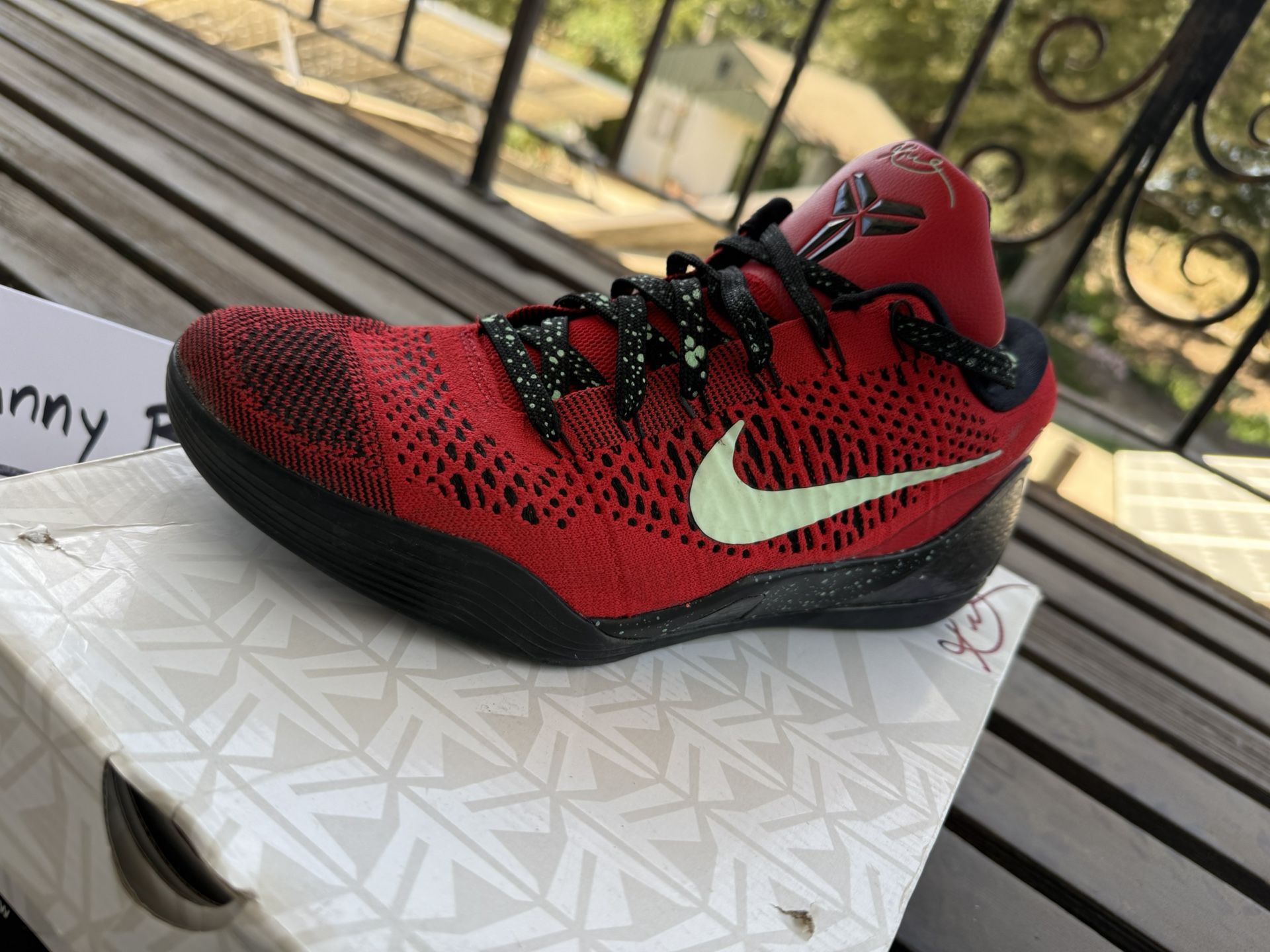 Kobe Shoes Kobe Elite Red Red Kobe 9s Elite Kobe On Feet Top