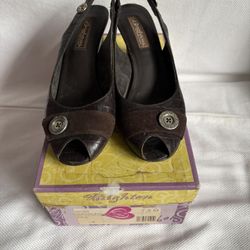 Brighton Croc Slides 7 1/2 But Fits Like 7