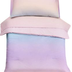 New Hello Spud Ombre Cotton 4 Piece Comforter Set, 57" x 42",