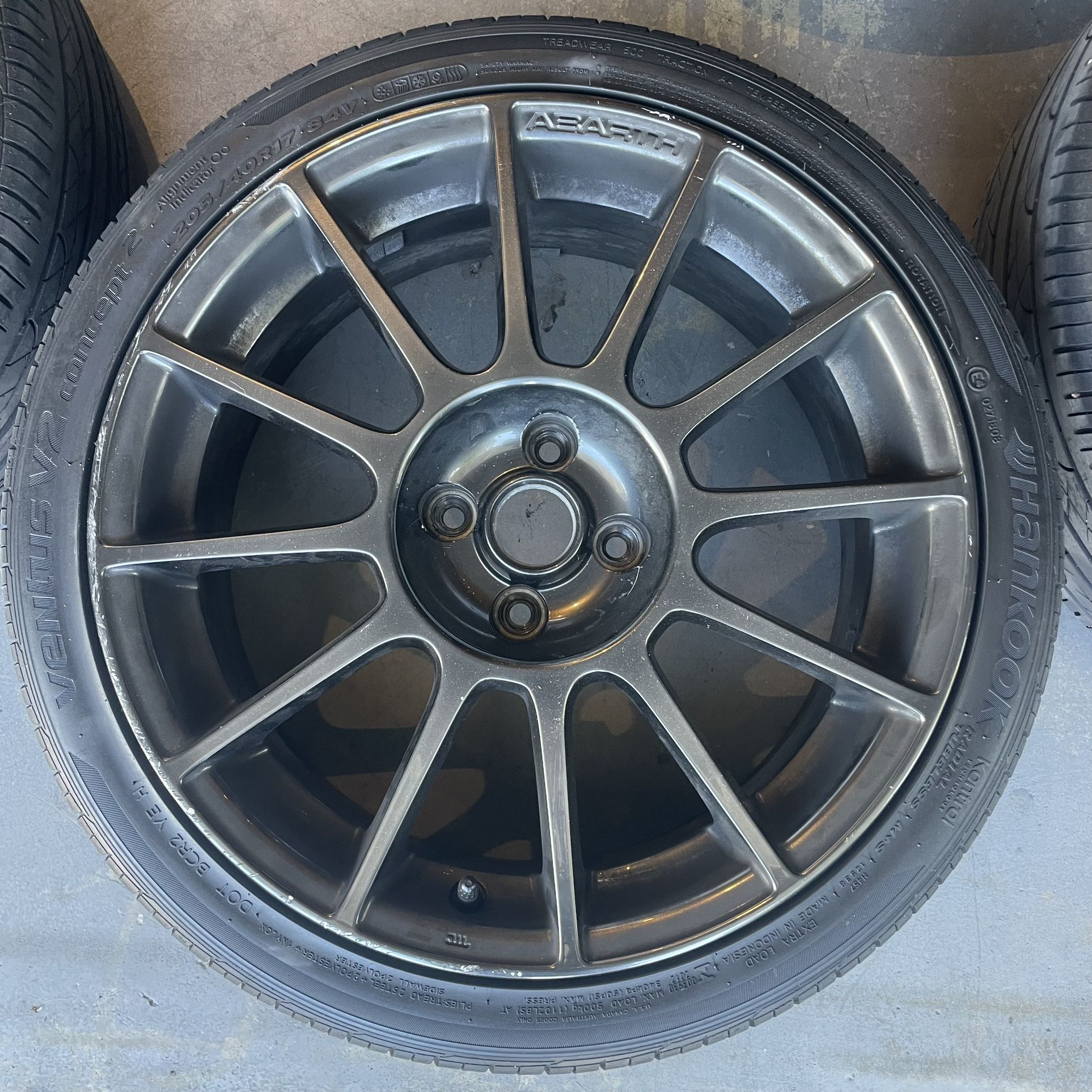 fiat 500 abarth 17 OEM wheels and tires for Sale in Laguna Niguel, CA ...
