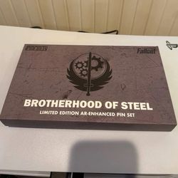 Fallout Brotherhood of Steel LIMITED EDITION AR-Enhanced Full Pin Set