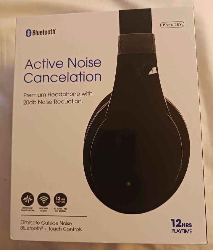 Sentry Bluetooth Active Noise Calcellation Headphones