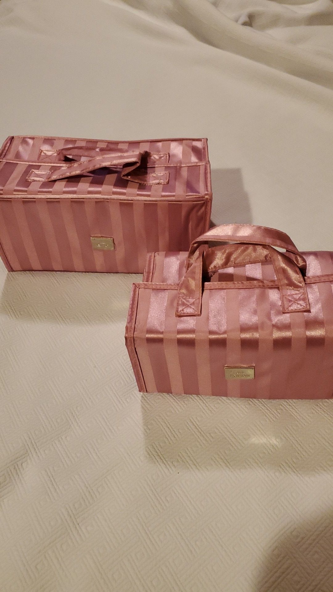 Joy Mangano New York 2Pc. Set Travel Better Beauty Cases