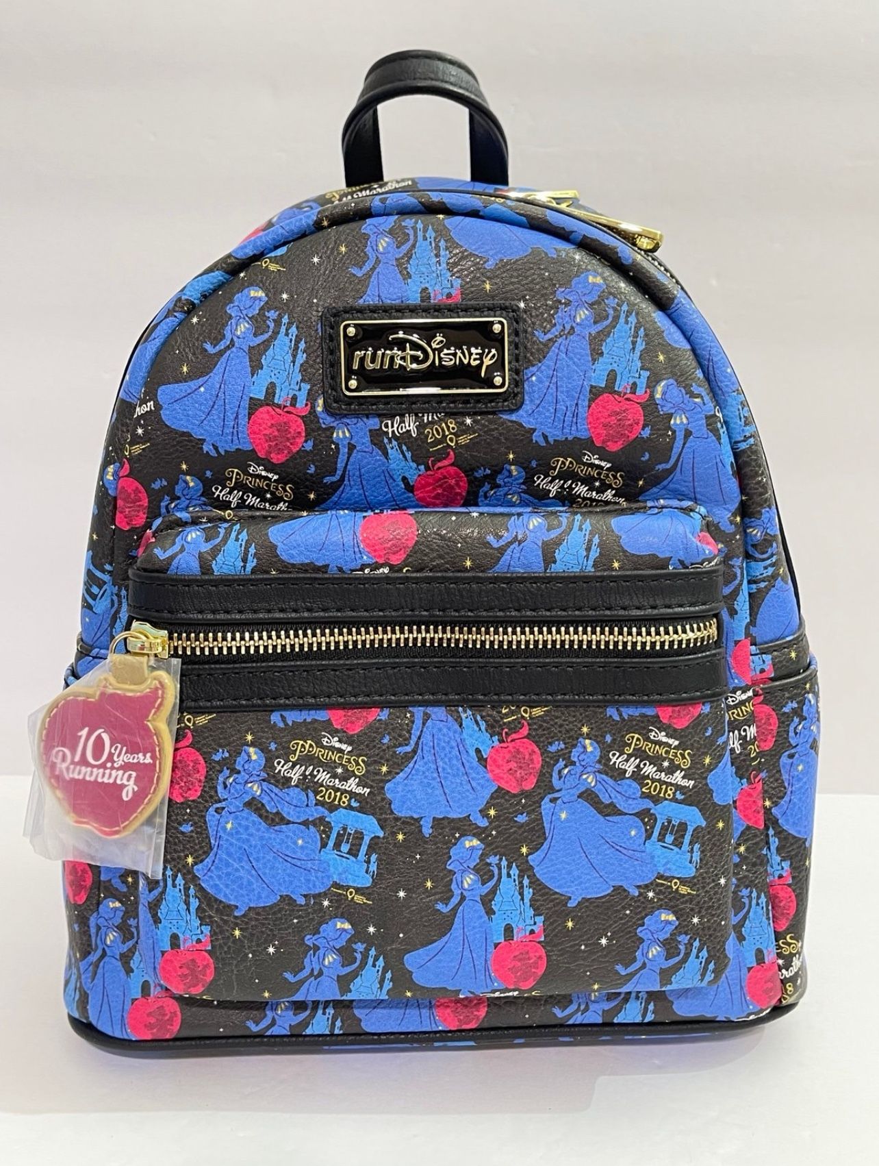Disney Loungefly Snow White Run Disney Backpack RARE 2018 half Marathon $100 Each ❤️ Disney Rundisney Snow White 10th Anniversary  main image 3