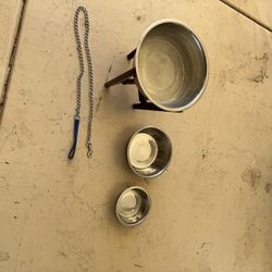 Misc Dog Bowls And Chain