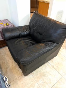 IKEA leather sofa