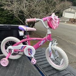 Child Kid Children Bike 12” Wheels With Training Wheels Bicycle Tricycle Trike in Good Condition