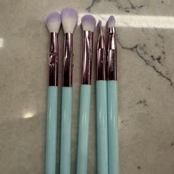 New  New SLMissGlam Ombré Eyeshadow & Lip Stunning 5 Piece Premium Makeup Brush Set