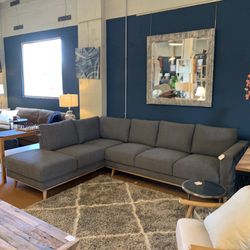 Soft Grey LAF Chaise Sectional