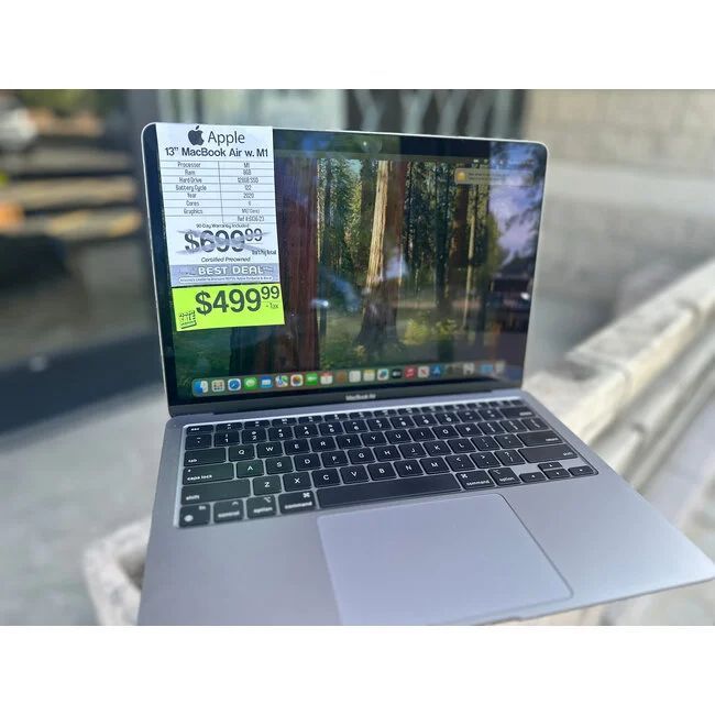 Apple 13" MacBook Air Retina 3.2 M1 8GB Ram 128GB SSD 2020