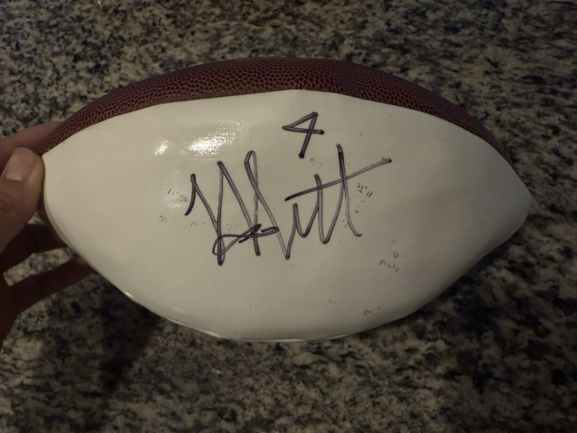 DAK PRESCOTT AUTOGRAPHED FOOTBALL 