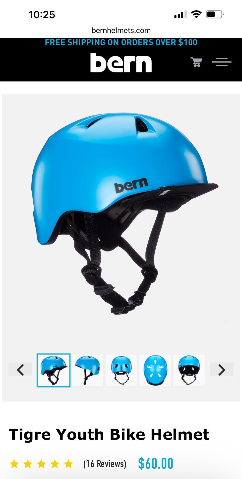 Bern Tigre Toddler Bike Helmet XXS, 2-3 Years Old, Like New