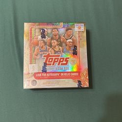 Sealed unopened Topps NBA Holiday Mega Box 2025/2026