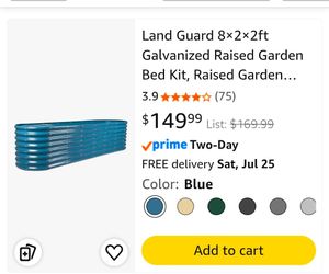Galvanized Raised Garden Bed