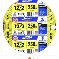 Hot!! Sale.!!  12/2, 14/2, 14/3 Romex 250ft
