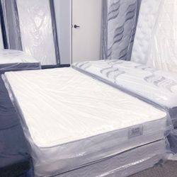 New King Sized Bed Frame & Mattress