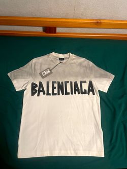 Balenciaga Logo Graphic T-Shirt White