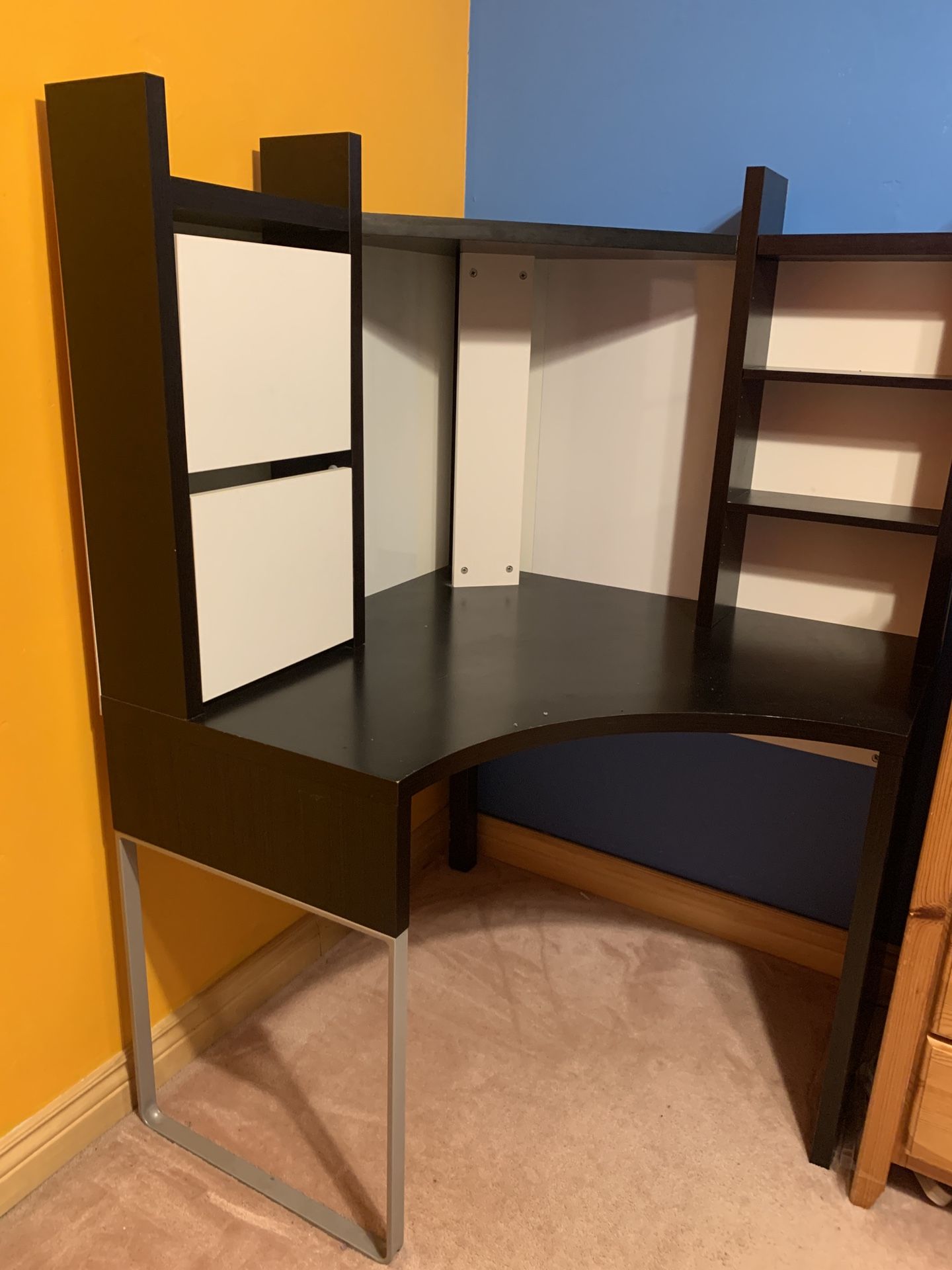IKEA micke corner desk workstation