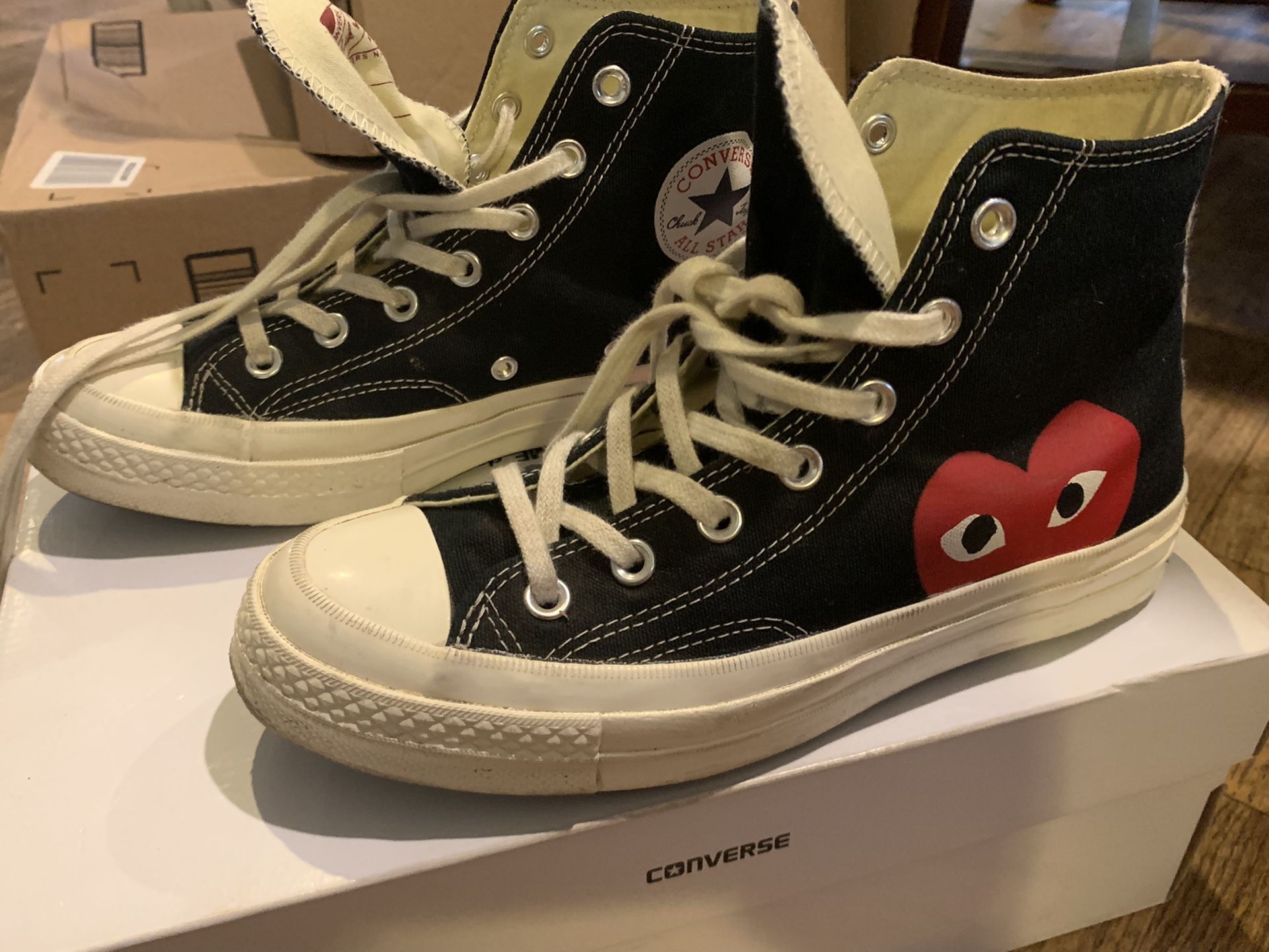 Converse Play COMME des GARÇONS Size 6 Men Lightly Used