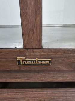 Trausten double glass door fridge