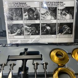 Camshaft & Crankshaft Seal Install Kit. 