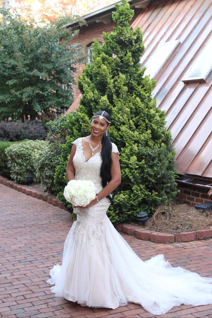 Ivory/Nude Allure Bridal Wedding Dress
