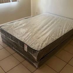 New FULL SIZE MATTRESS WITH BOXSPRING SET COLCHONES NUEVOS FULL BED INNERSPRING MATTRESS // COLCHONES NUEVOS MATRIMONIALES 