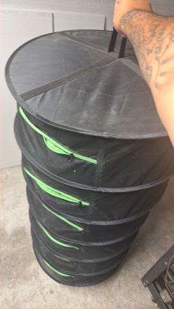 Multi-Tier Collapsible Mesh Drying Rack