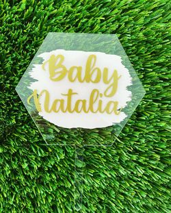 Acrylic Cake Topper