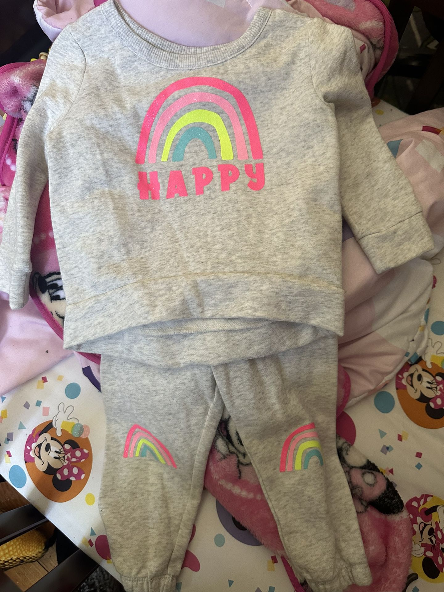 Toddler Girl Sweat Suit Set