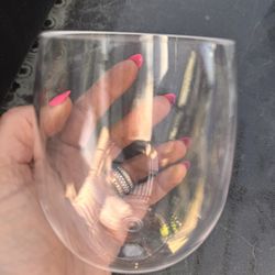 Clear Plastic Wine Glasses 