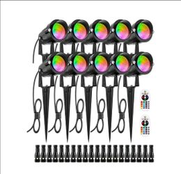Lanscape lights rgb garden outdoor