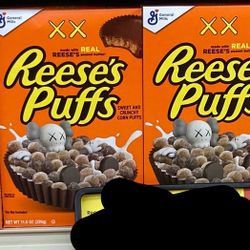 Kaws reese’s puffs