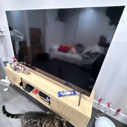 Roku TV 65" And TV Stand (Together)