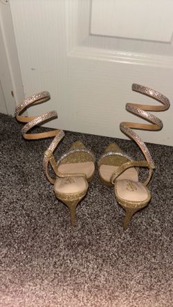 Gold heels