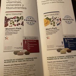 Paquete Para Mujer Y Hobre De Nutrilite