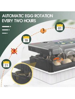 Brand New Egg Incubator Clear View, Automatic Egg Turner, Temperature Humidity Control, Egg Candler, Poultry Egg Incubator for Hatching 12-15 Chicken 
