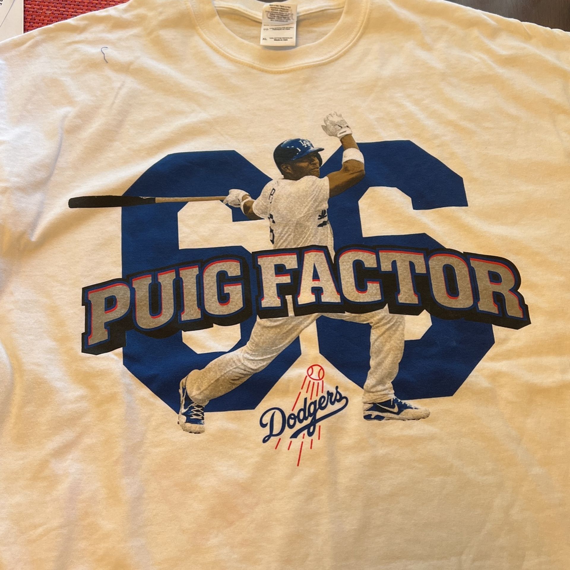 Los Angeles Dodgers Yasiel Puig XL Shirt New