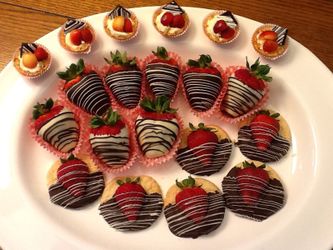 Chocolate covered desserts