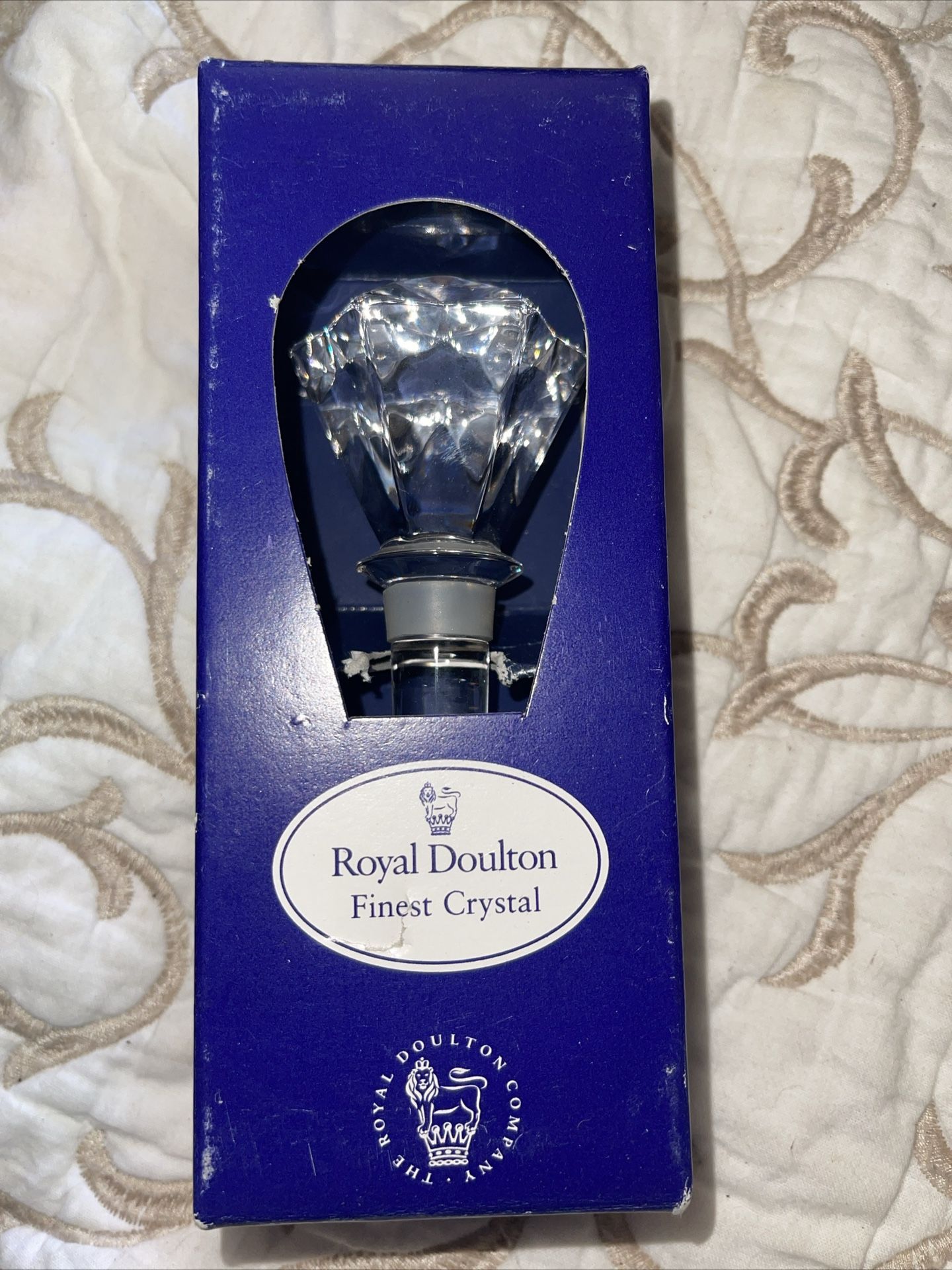 Royal Doulton Finest Crystal Bottle Stopper
