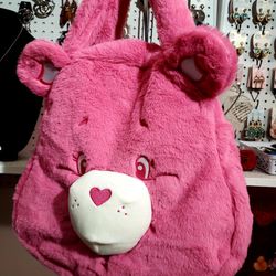 $25 New * Plush Shoulder Bag * Pink Care Bear * Unique * Please Check Out My Other Listings!