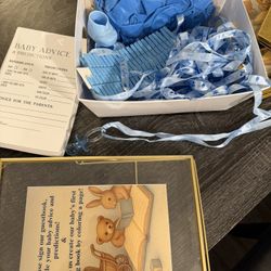 Blue Baby Shower Stuff