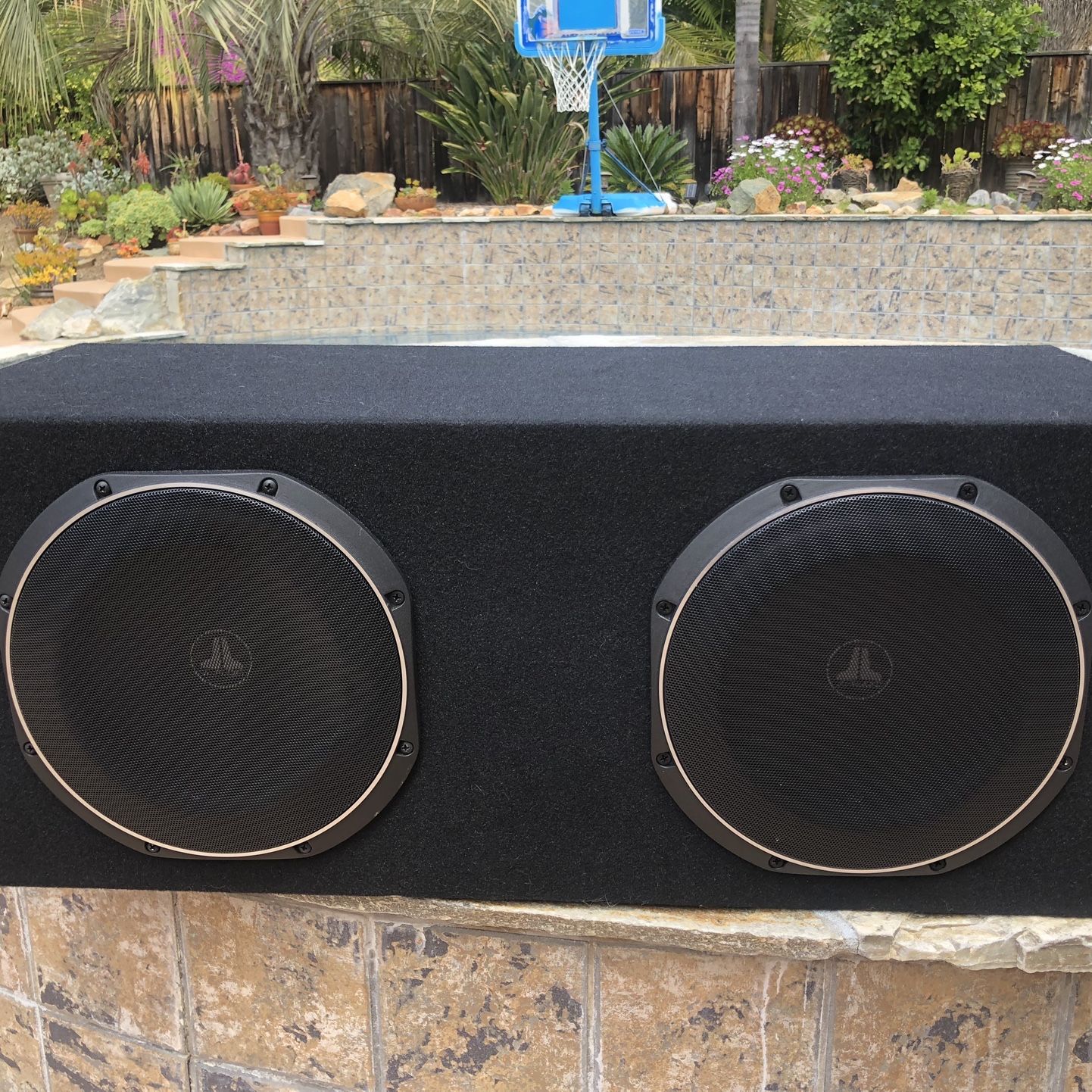 Dual JL 10TW1-4 Subwoofers In Custom Box