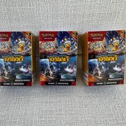 Brand New Sealed Pokemon Surging Sparks Booster Bundle Packs